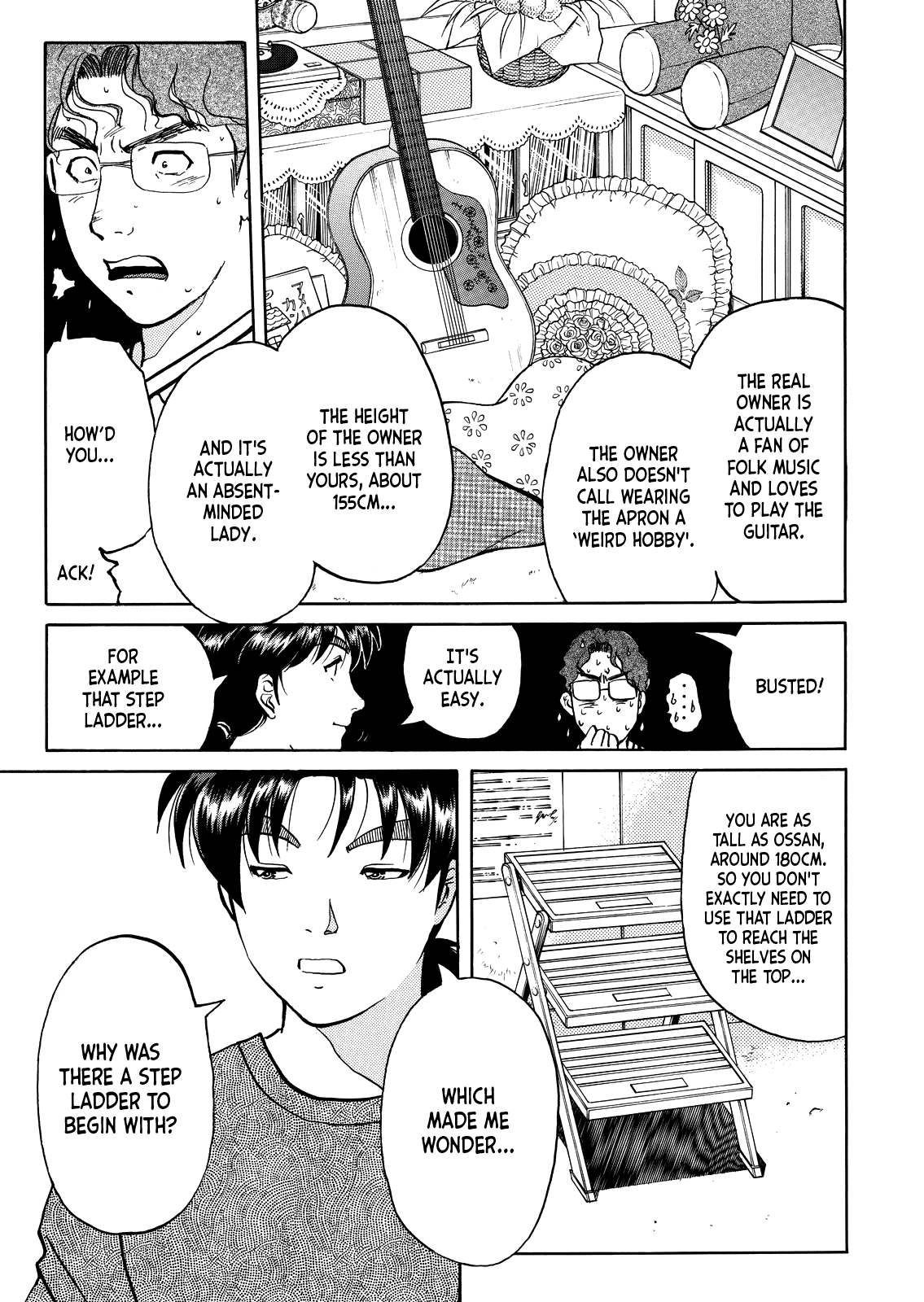 Kindaichi Shounen no Jikenbo - Tanpenshuu Vol.4 Chapter 9 page 8 - Vol.4 Chapter 9: Restaurant with Murderous Intent: Answer Arc