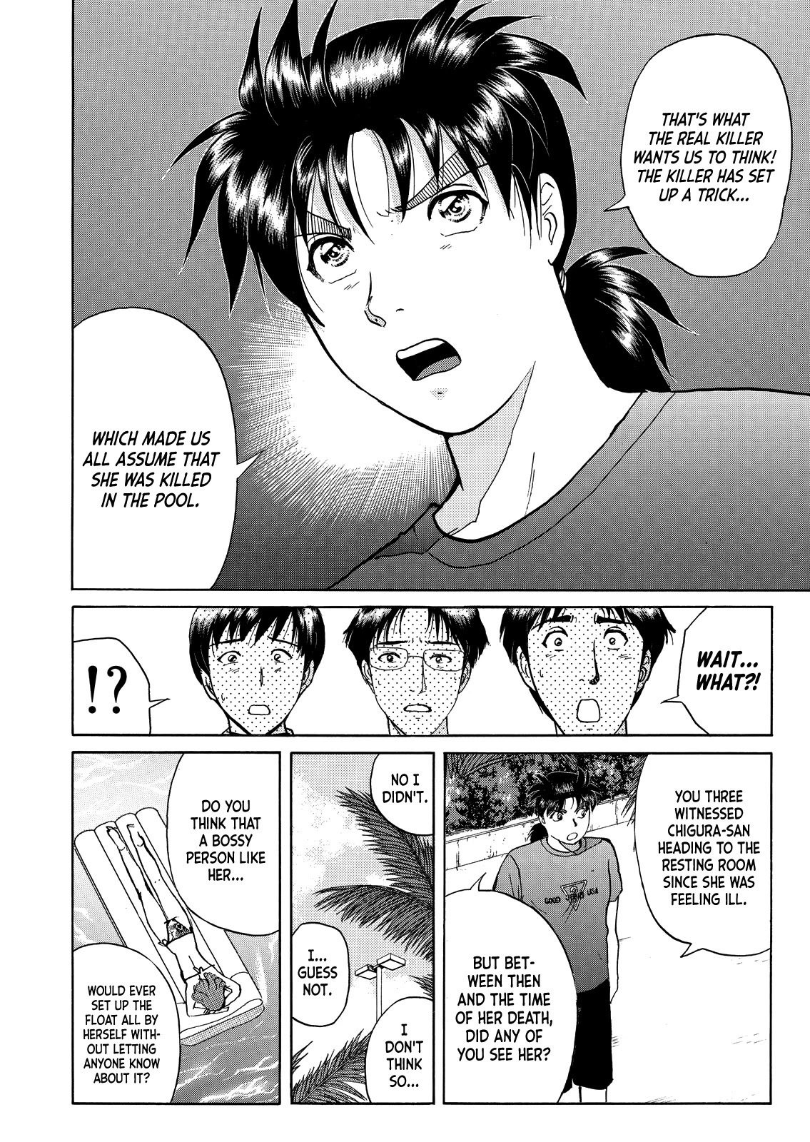 Kindaichi Shounen no Jikenbo - Tanpenshuu Chapter 5.3 page 5 - Vol.5 Chapter 3: Murder in the Bloodstained Pool: Answer Arc