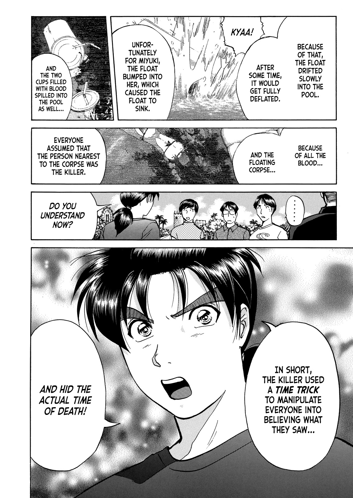 Kindaichi Shounen no Jikenbo - Tanpenshuu Chapter 5.3 page 9 - Vol.5 Chapter 3: Murder in the Bloodstained Pool: Answer Arc