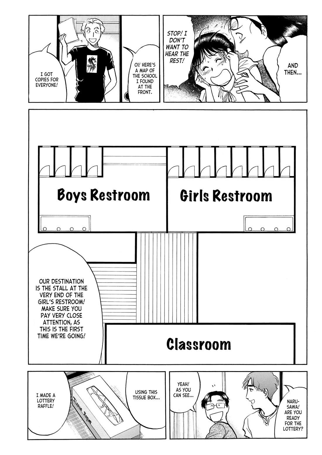 Kindaichi Shounen no Jikenbo - Tanpenshuu Chapter 5.4 page 15 - Vol.5 Chapter 4: Ghost School Murder Case Question Arc 1