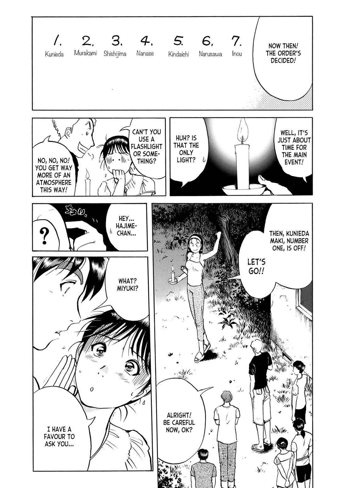 Kindaichi Shounen no Jikenbo - Tanpenshuu Chapter 5.4 page 17 - Vol.5 Chapter 4: Ghost School Murder Case Question Arc 1