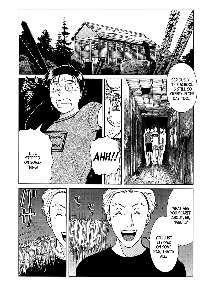 Kindaichi Shounen no Jikenbo - Tanpenshuu Chapter 5.6 page 6 - Vol.5 Chapter 6: Ghost School Murder Case: Question Arc 3