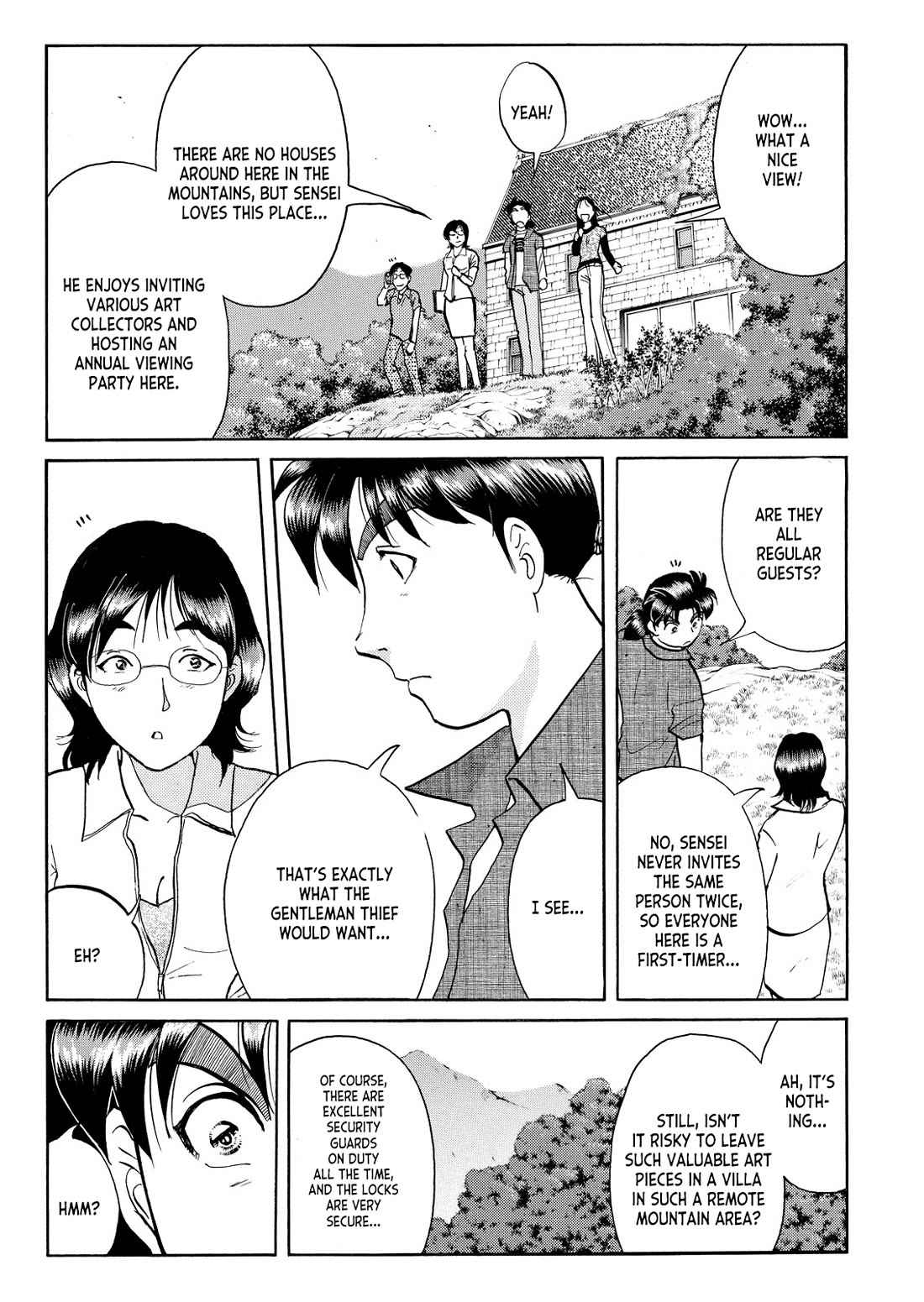 Kindaichi Shounen no Jikenbo - Tanpenshuu Chapter 6.2 page 6 - Vol.6 Chapter 2: Challenge From the Gentleman Thief: Question Arc 2