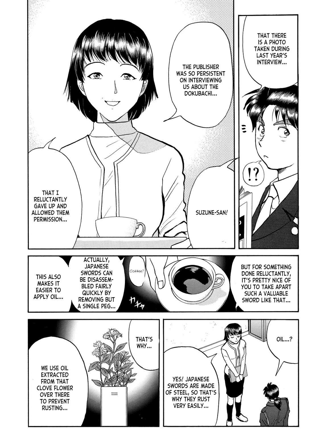 Kindaichi Shounen no Jikenbo - Tanpenshuu Chapter 6.6 page 19 - Vol.6 Chapter 6: The Dokubachi Sword Murder Case: Question Arc 1