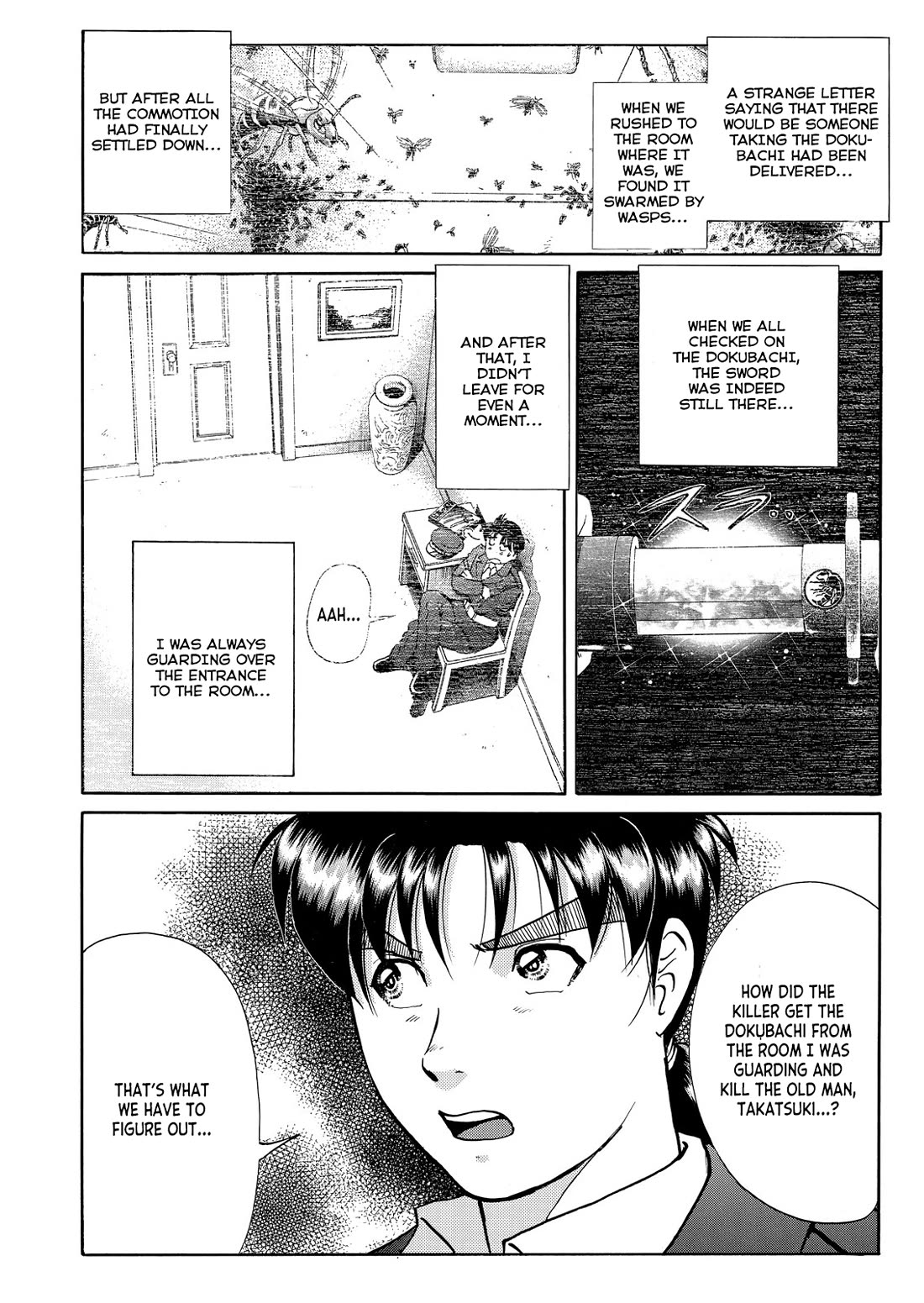 Kindaichi Shounen no Jikenbo - Tanpenshuu Chapter 6.7 page 7 - Vol.6 Chapter 7: The Dokubachi Sword Murder Case: Question Arc 2