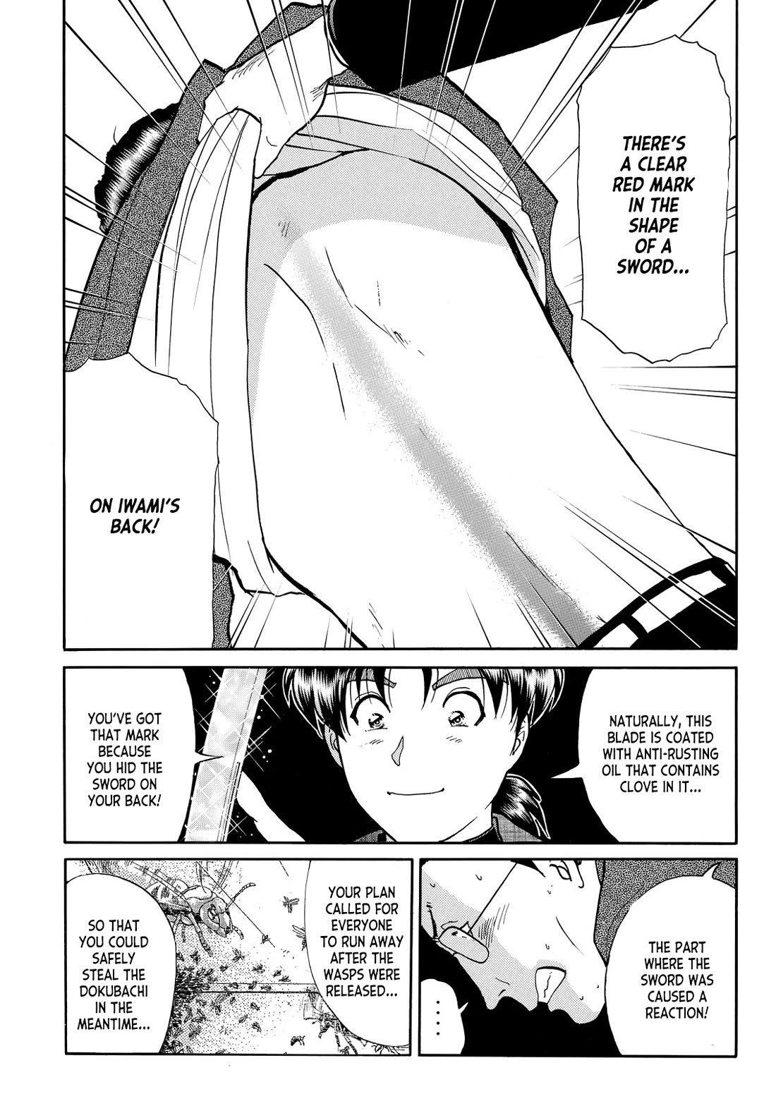 Kindaichi Shounen no Jikenbo - Tanpenshuu Chapter 6.8 page 13 - Vol.6 Chapter 8: The Dokubachi Sword Murder Case: Answer Arc