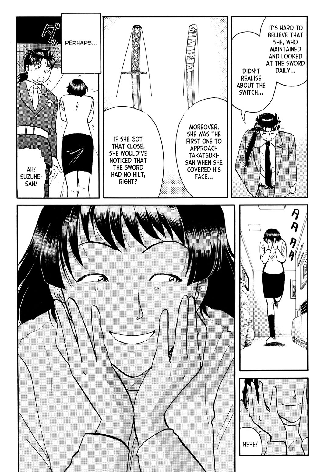 Kindaichi Shounen no Jikenbo - Tanpenshuu Chapter 6.8 page 20 - Vol.6 Chapter 8: The Dokubachi Sword Murder Case: Answer Arc