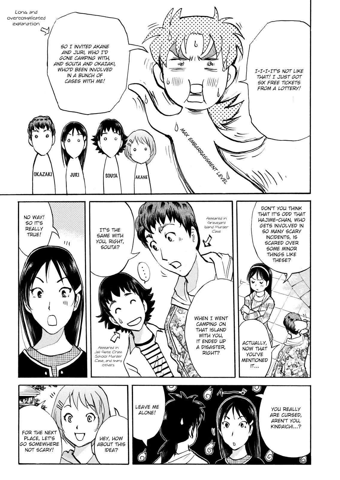 Kindaichi Shounen no Jikenbo: Vanpaia Densetsu Satsujin Jiken Chapter 100 page 6 - Chapter 100: Game House Murder Case 1