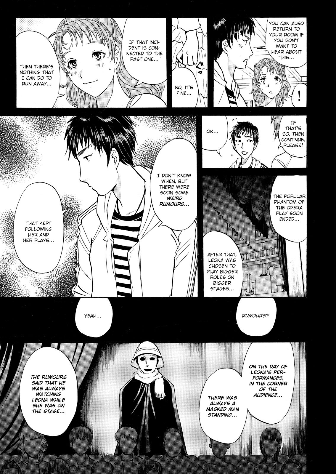 Kindaichi Shounen no Jikenbo: Vanpaia Densetsu Satsujin Jiken Chapter 13 page 16 - Chapter 13: Opera House: The Third Murder 5