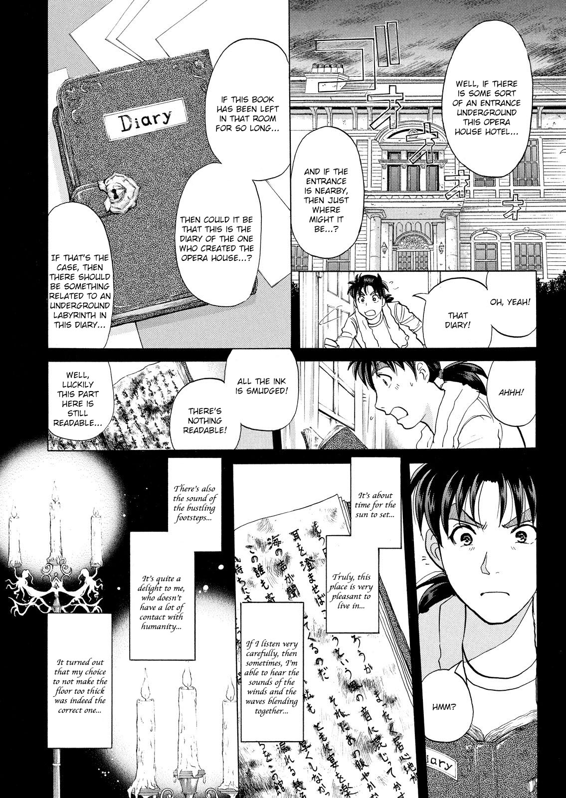 Kindaichi Shounen no Jikenbo: Vanpaia Densetsu Satsujin Jiken Chapter 14 page 13 - Chapter 14: Opera House: The Third Murder File 6