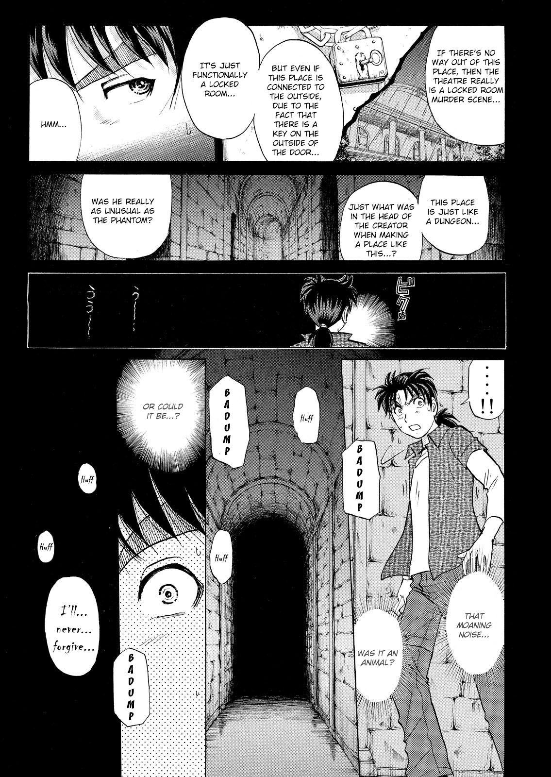 Kindaichi Shounen no Jikenbo: Vanpaia Densetsu Satsujin Jiken Chapter 16 page 12 - Chapter 16: Opera House: The Third Murder 8