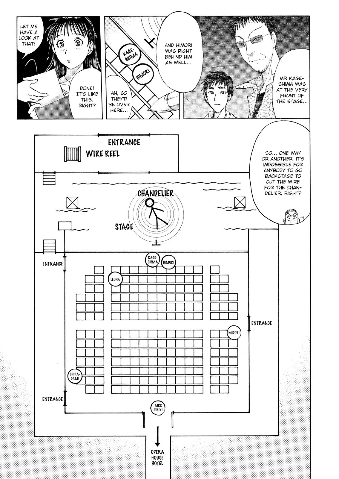 Kindaichi Shounen no Jikenbo: Vanpaia Densetsu Satsujin Jiken Chapter 17 page 6 - Chapter 17: Opera House: The Third Murder 9