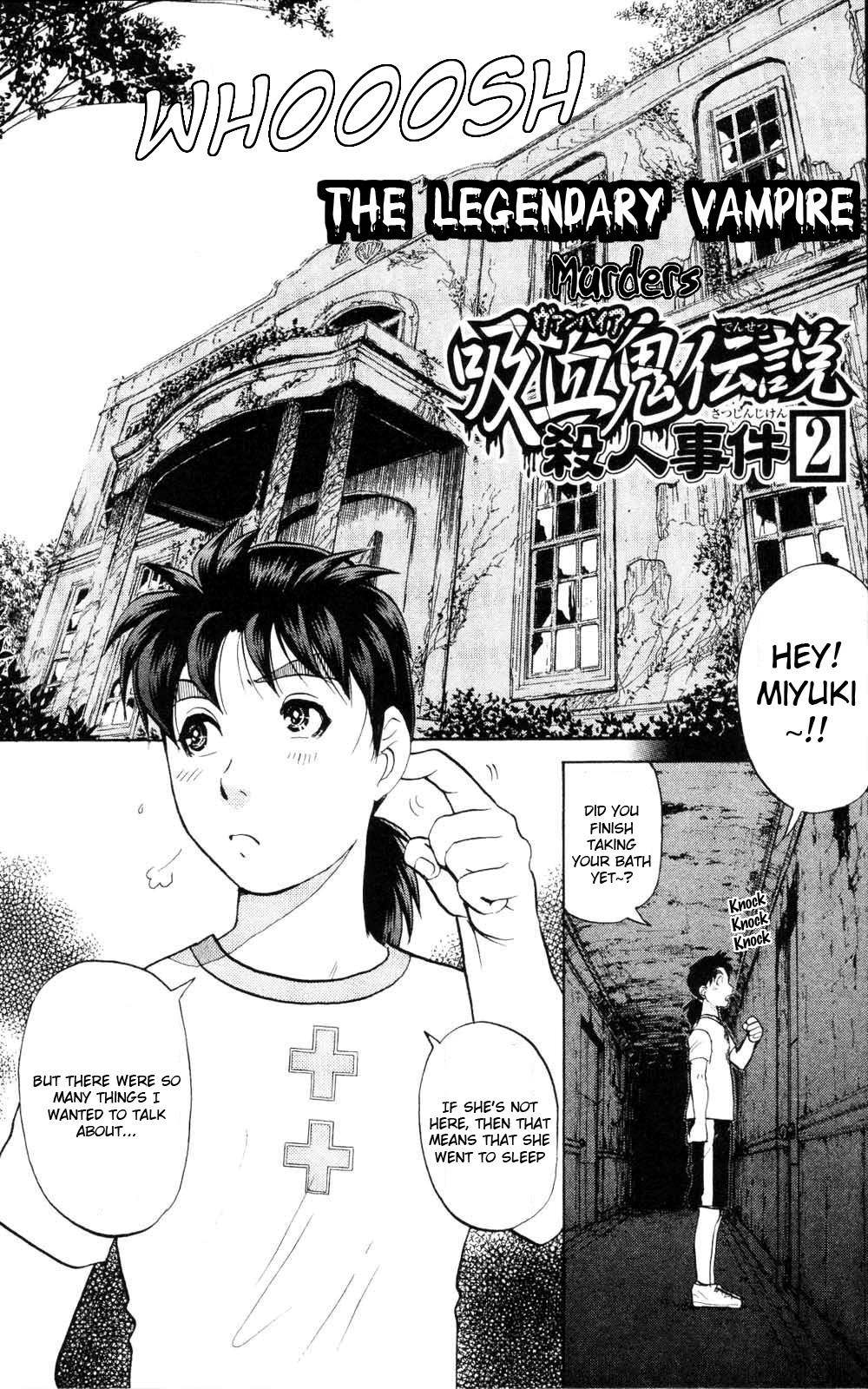 Kindaichi Shounen no Jikenbo: Vanpaia Densetsu Satsujin Jiken Chapter 2 page 1 - Chapter 2: Legendary Vampire Murders [2]