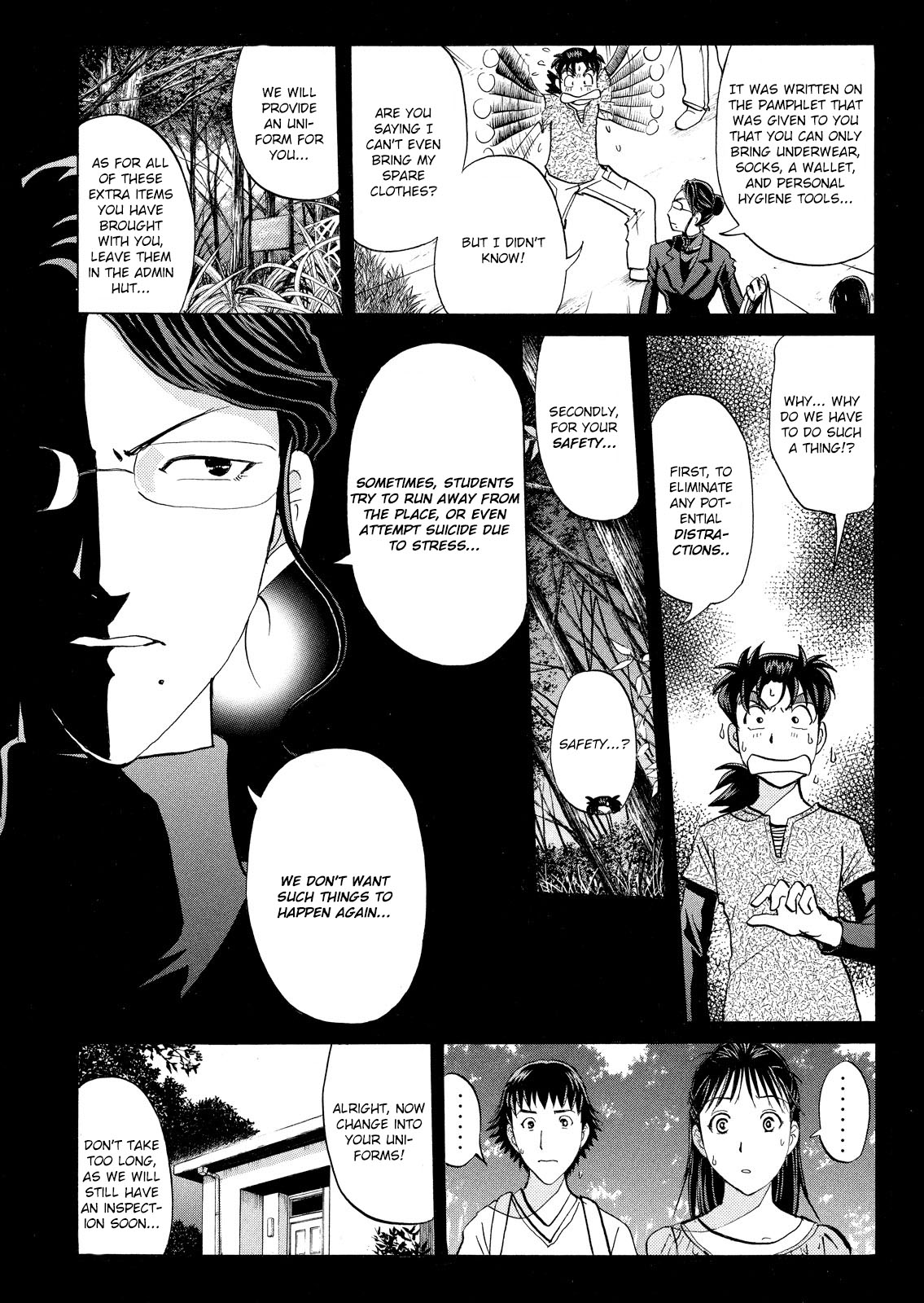 Kindaichi Shounen no Jikenbo: Vanpaia Densetsu Satsujin Jiken Chapter 25 page 11 - Chapter 25: Jail Gate Cram School Murder Case 2
