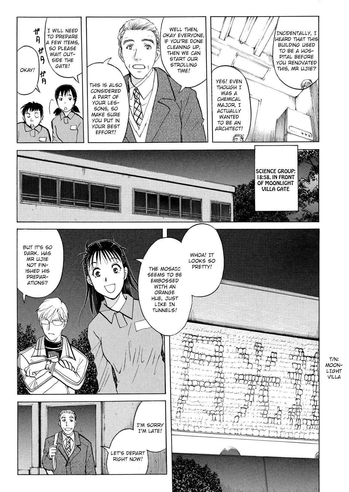Kindaichi Shounen no Jikenbo: Vanpaia Densetsu Satsujin Jiken Chapter 26 page 12 - Chapter 26: Jail Gate Cram School Murder Case 3