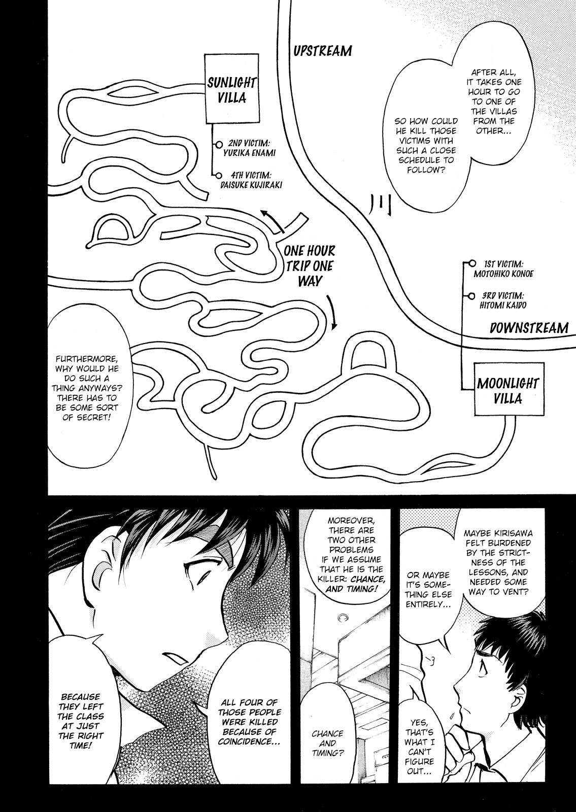 Kindaichi Shounen no Jikenbo: Vanpaia Densetsu Satsujin Jiken Chapter 30 page 18 - Chapter 30: Jail Gate Cram School Murder Case 7