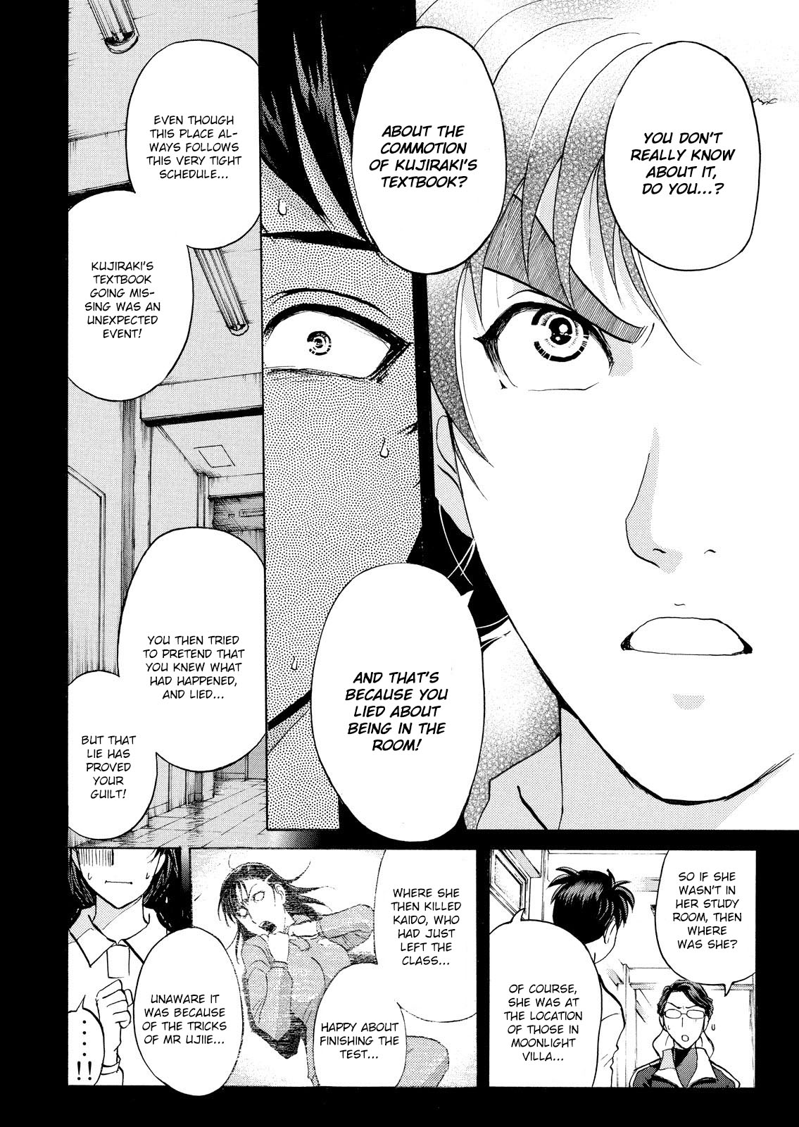 Kindaichi Shounen no Jikenbo: Vanpaia Densetsu Satsujin Jiken Chapter 35 page 22 - Chapter 35: Jail Gate Cram School Murder Case 12