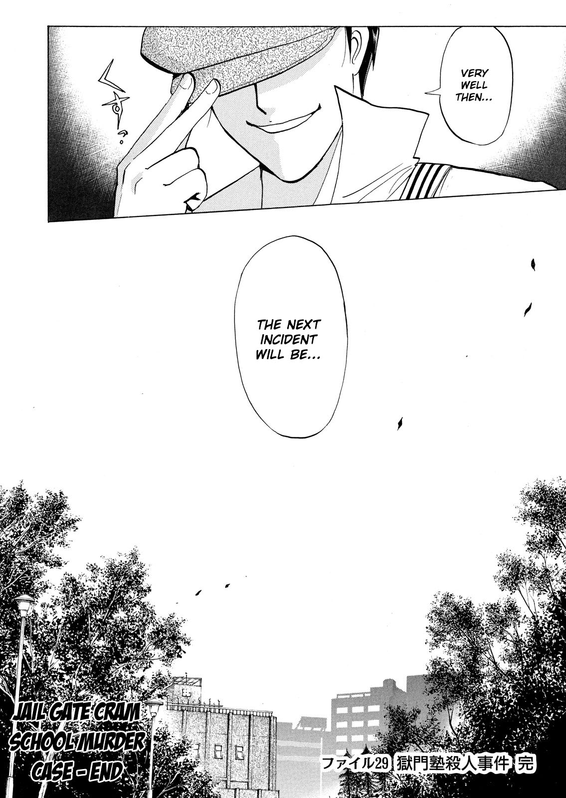 Kindaichi Shounen no Jikenbo: Vanpaia Densetsu Satsujin Jiken Chapter 38 page 27 - Chapter 38: Jail Gate Cram School Murder Case 15