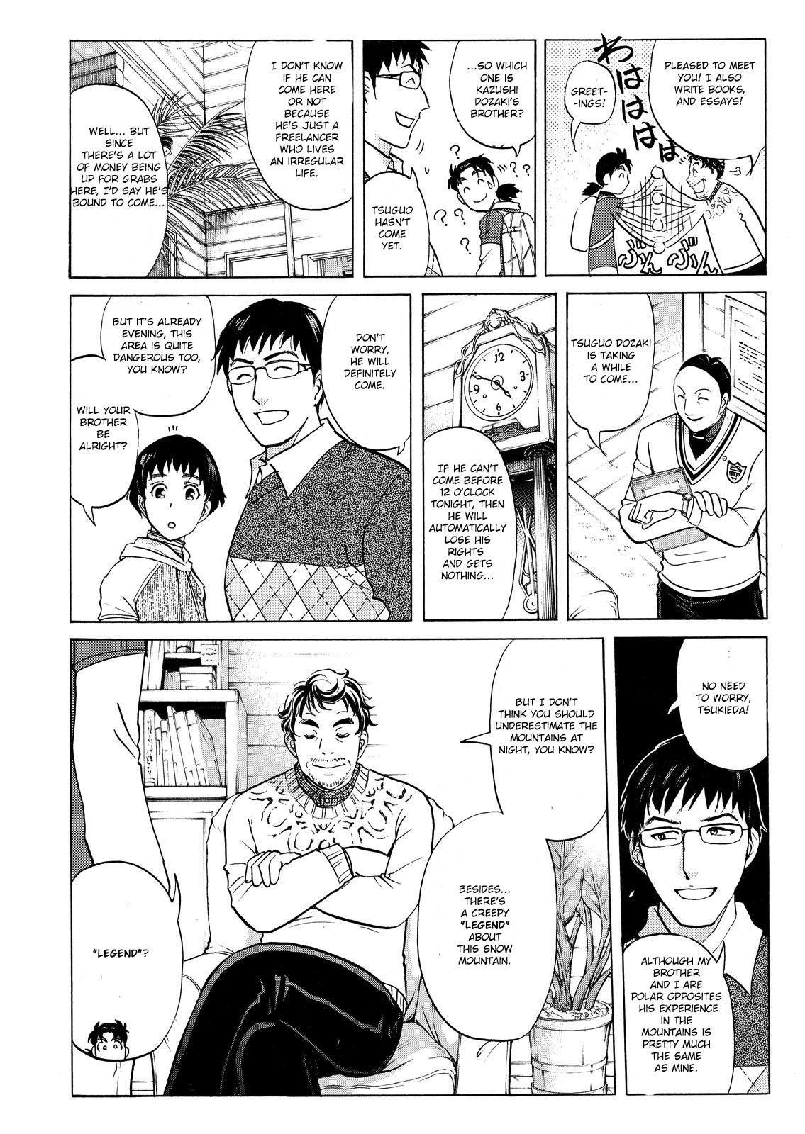 Kindaichi Shounen no Jikenbo: Vanpaia Densetsu Satsujin Jiken Chapter 39 page 30 - Chapter 39: Snow Spirit Legend Murder Case 1
