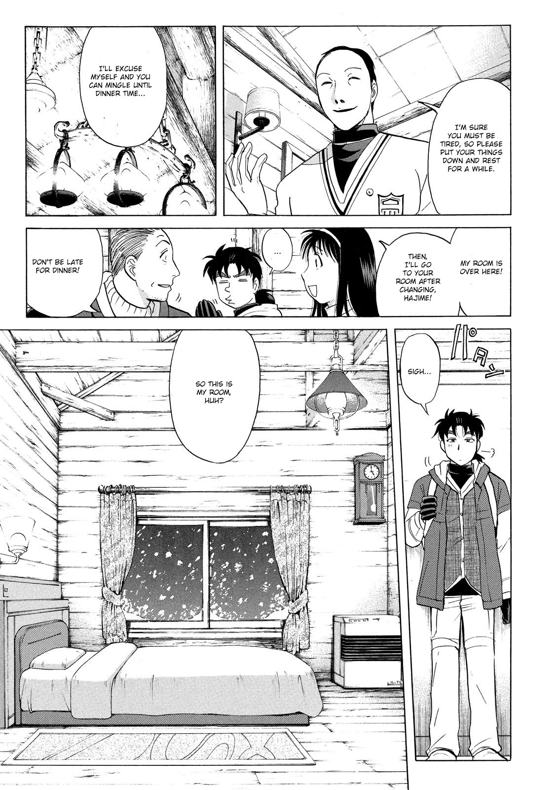 Kindaichi Shounen no Jikenbo: Vanpaia Densetsu Satsujin Jiken Chapter 39 page 33 - Chapter 39: Snow Spirit Legend Murder Case 1