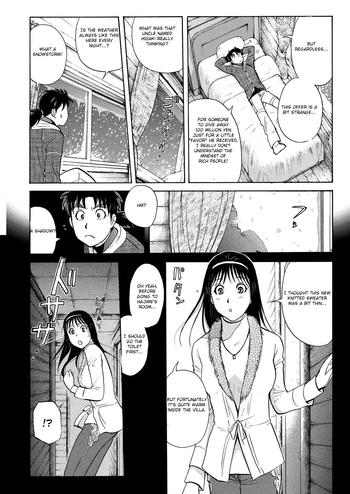 Kindaichi Shounen no Jikenbo: Vanpaia Densetsu Satsujin Jiken Chapter 39 page 34 - Chapter 39: Snow Spirit Legend Murder Case 1