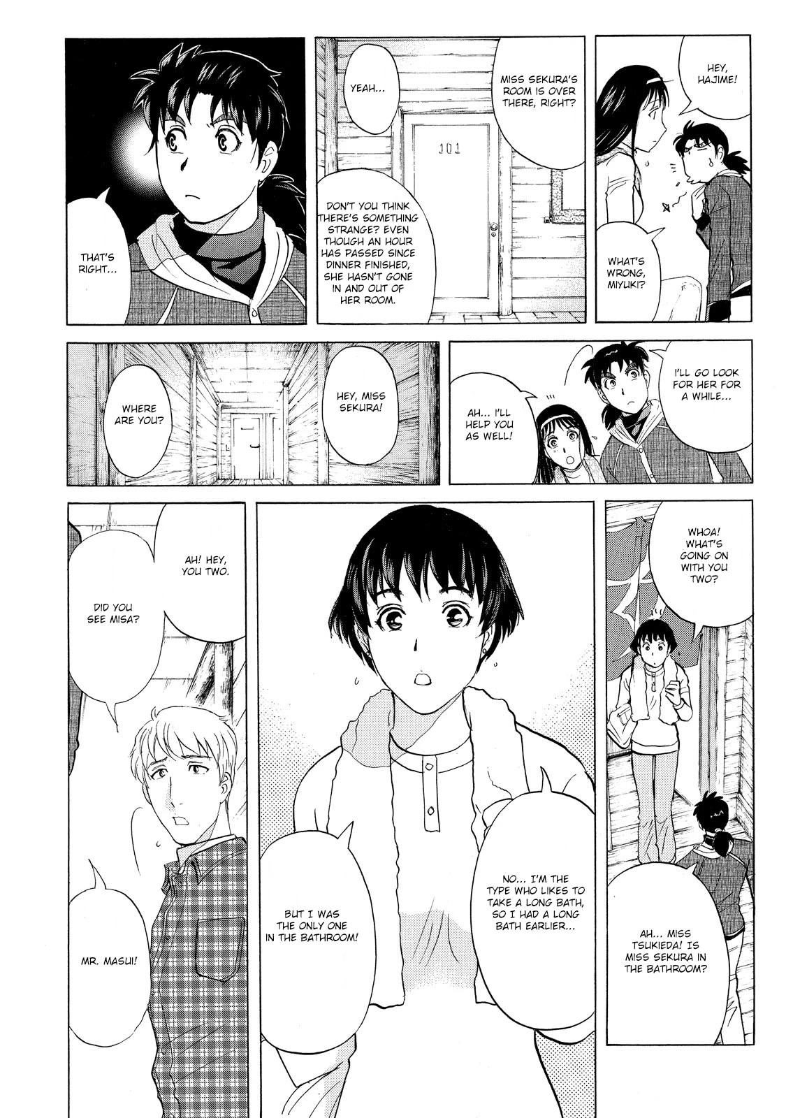 Kindaichi Shounen no Jikenbo: Vanpaia Densetsu Satsujin Jiken Chapter 40 page 21 - Chapter 40: Snow Spirit Legend Murder Case 2