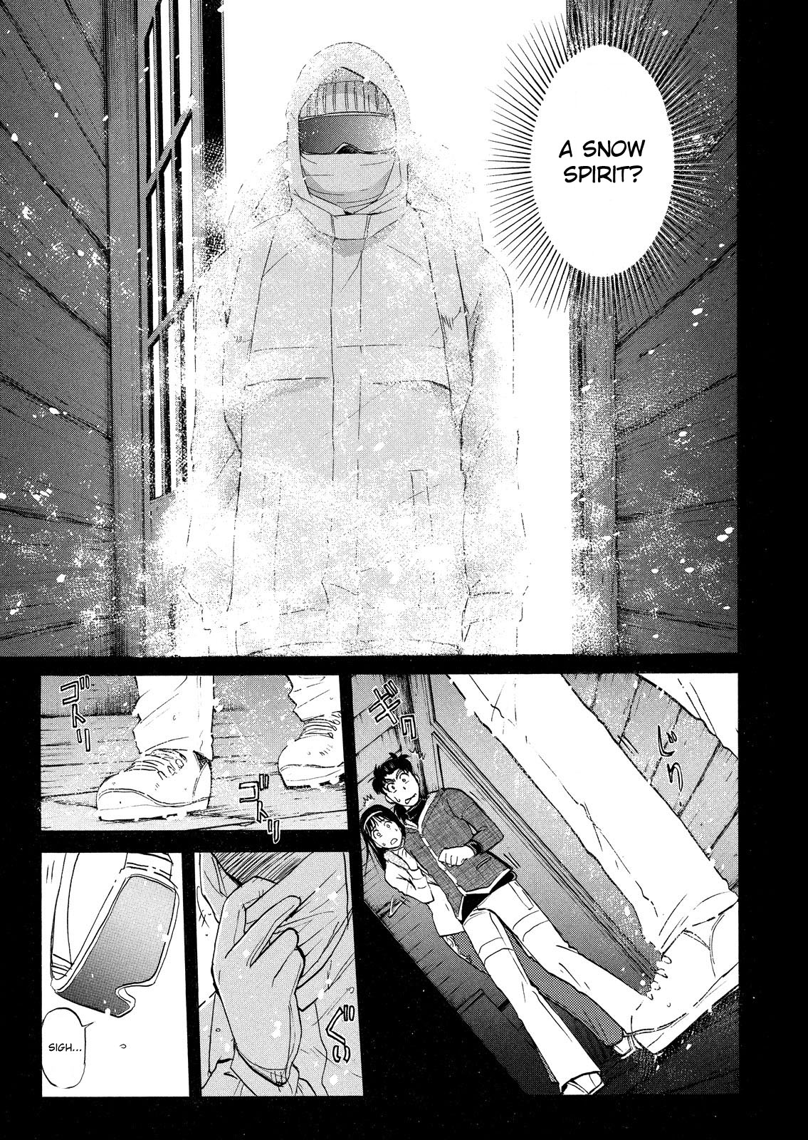 Kindaichi Shounen no Jikenbo: Vanpaia Densetsu Satsujin Jiken Chapter 40 page 4 - Chapter 40: Snow Spirit Legend Murder Case 2