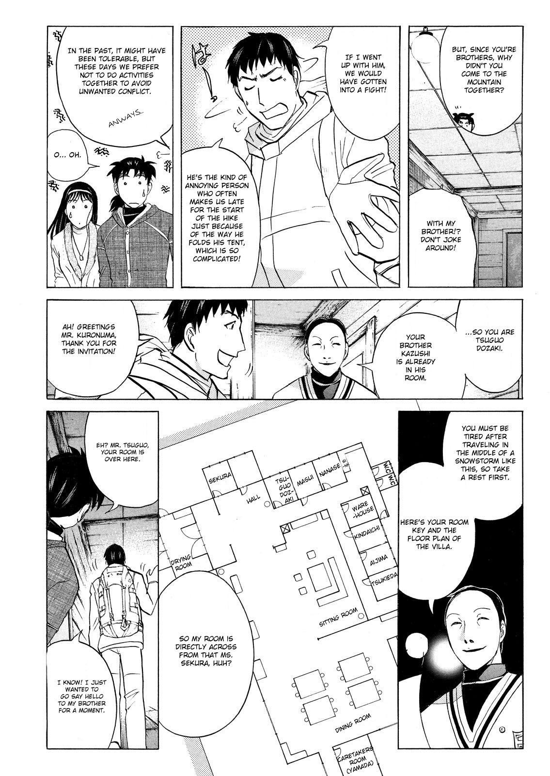 Kindaichi Shounen no Jikenbo: Vanpaia Densetsu Satsujin Jiken Chapter 40 page 7 - Chapter 40: Snow Spirit Legend Murder Case 2