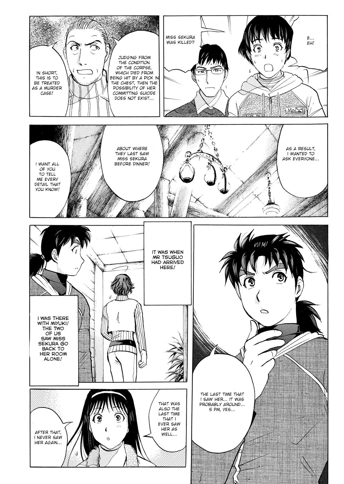Kindaichi Shounen no Jikenbo: Vanpaia Densetsu Satsujin Jiken Chapter 41 page 13 - Chapter 41: Snow Spirit Legend Murder Case 3