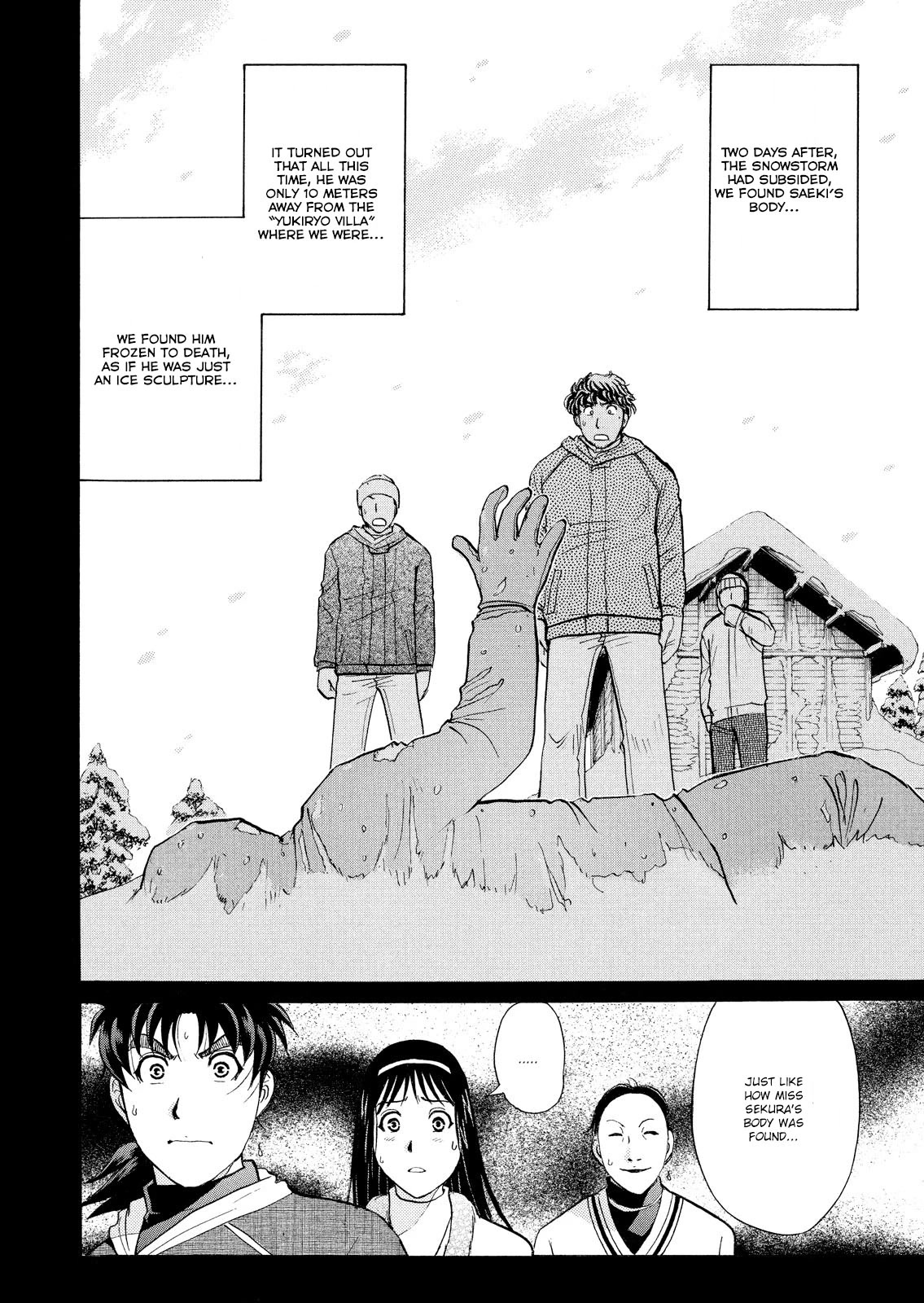 Kindaichi Shounen no Jikenbo: Vanpaia Densetsu Satsujin Jiken Chapter 41 page 21 - Chapter 41: Snow Spirit Legend Murder Case 3
