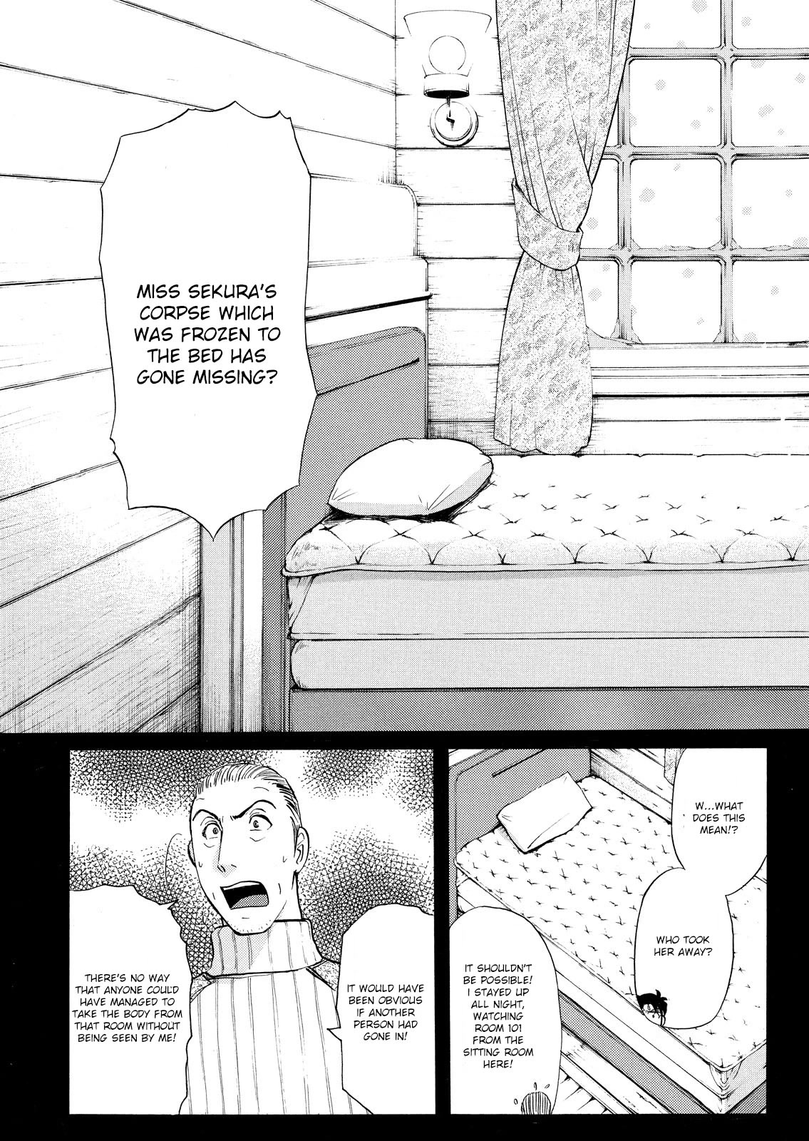 Kindaichi Shounen no Jikenbo: Vanpaia Densetsu Satsujin Jiken Chapter 42 page 14 - Chapter 42: Snow Spirit Legend Murder Case 4