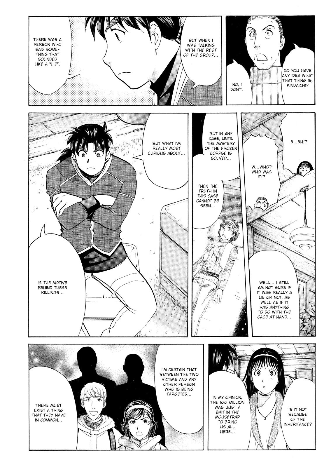 Kindaichi Shounen no Jikenbo: Vanpaia Densetsu Satsujin Jiken Chapter 43 page 13 - Chapter 43: Snow Spirit Legend Murder Case 5
