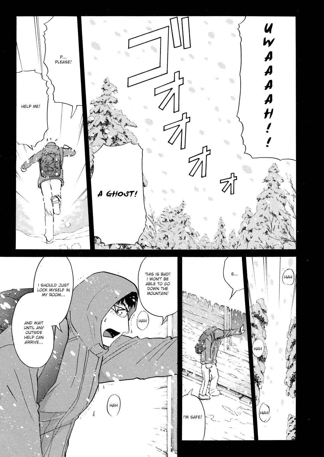Kindaichi Shounen no Jikenbo: Vanpaia Densetsu Satsujin Jiken Chapter 43 page 22 - Chapter 43: Snow Spirit Legend Murder Case 5