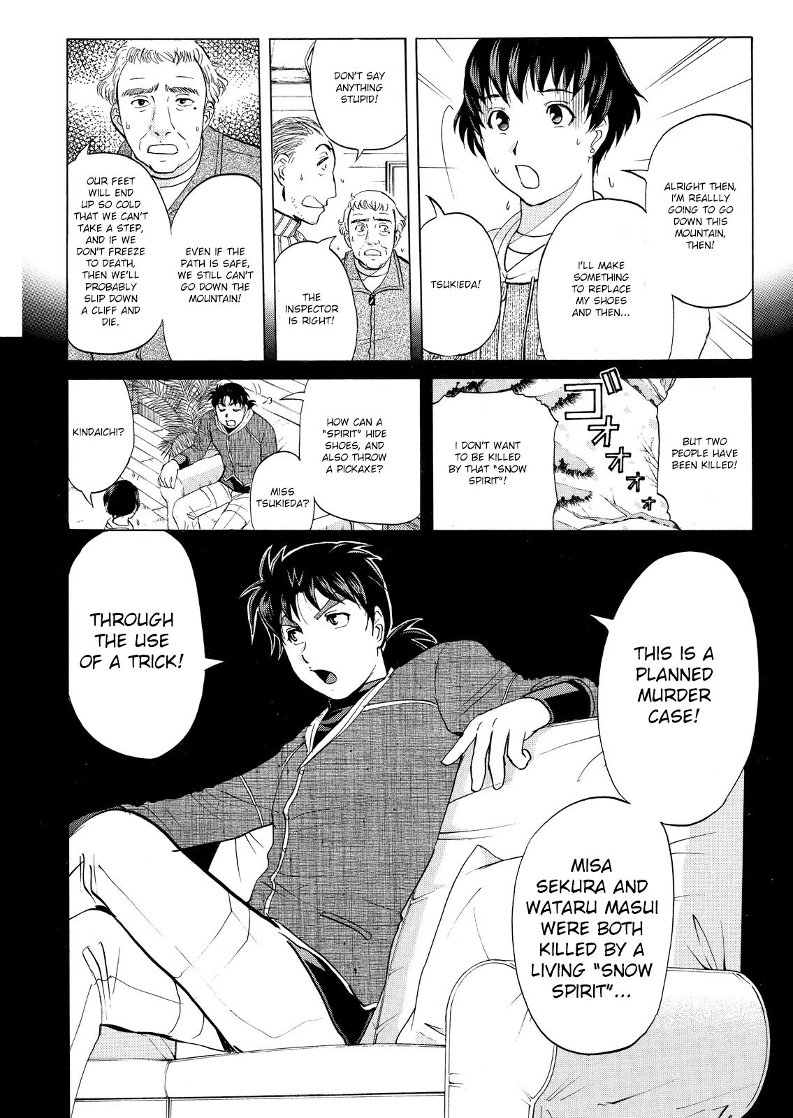 Kindaichi Shounen no Jikenbo: Vanpaia Densetsu Satsujin Jiken Chapter 43 page 9 - Chapter 43: Snow Spirit Legend Murder Case 5