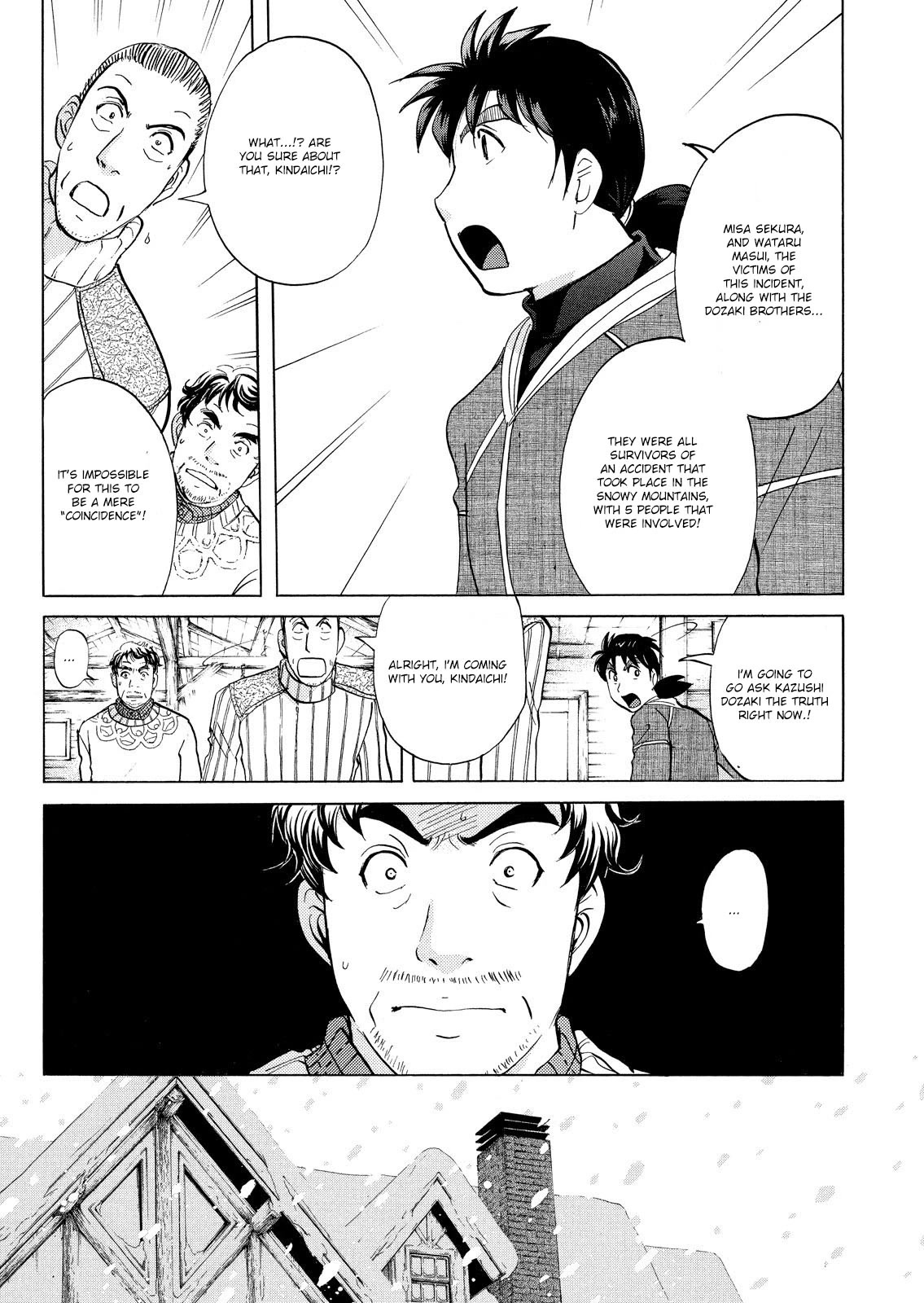 Kindaichi Shounen no Jikenbo: Vanpaia Densetsu Satsujin Jiken Chapter 44 page 12 - Chapter 44: Snow Spirit Legend Murder Case 6