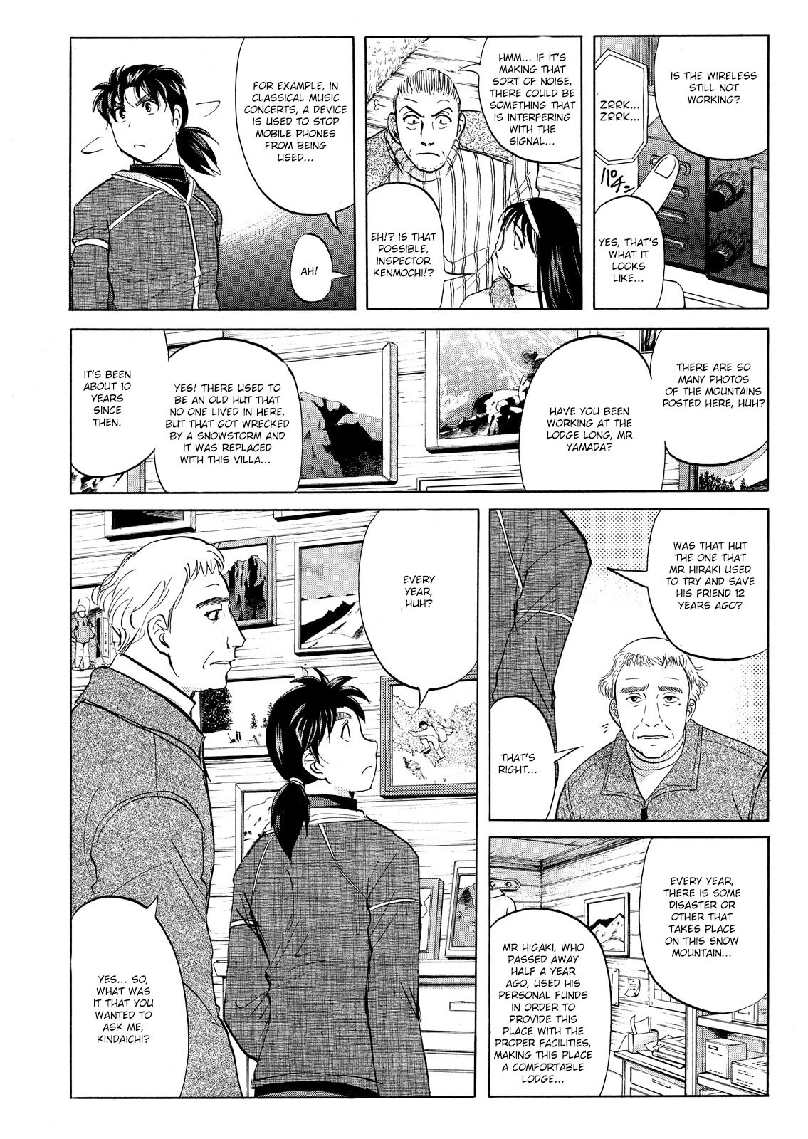 Kindaichi Shounen no Jikenbo: Vanpaia Densetsu Satsujin Jiken Chapter 44 page 5 - Chapter 44: Snow Spirit Legend Murder Case 6