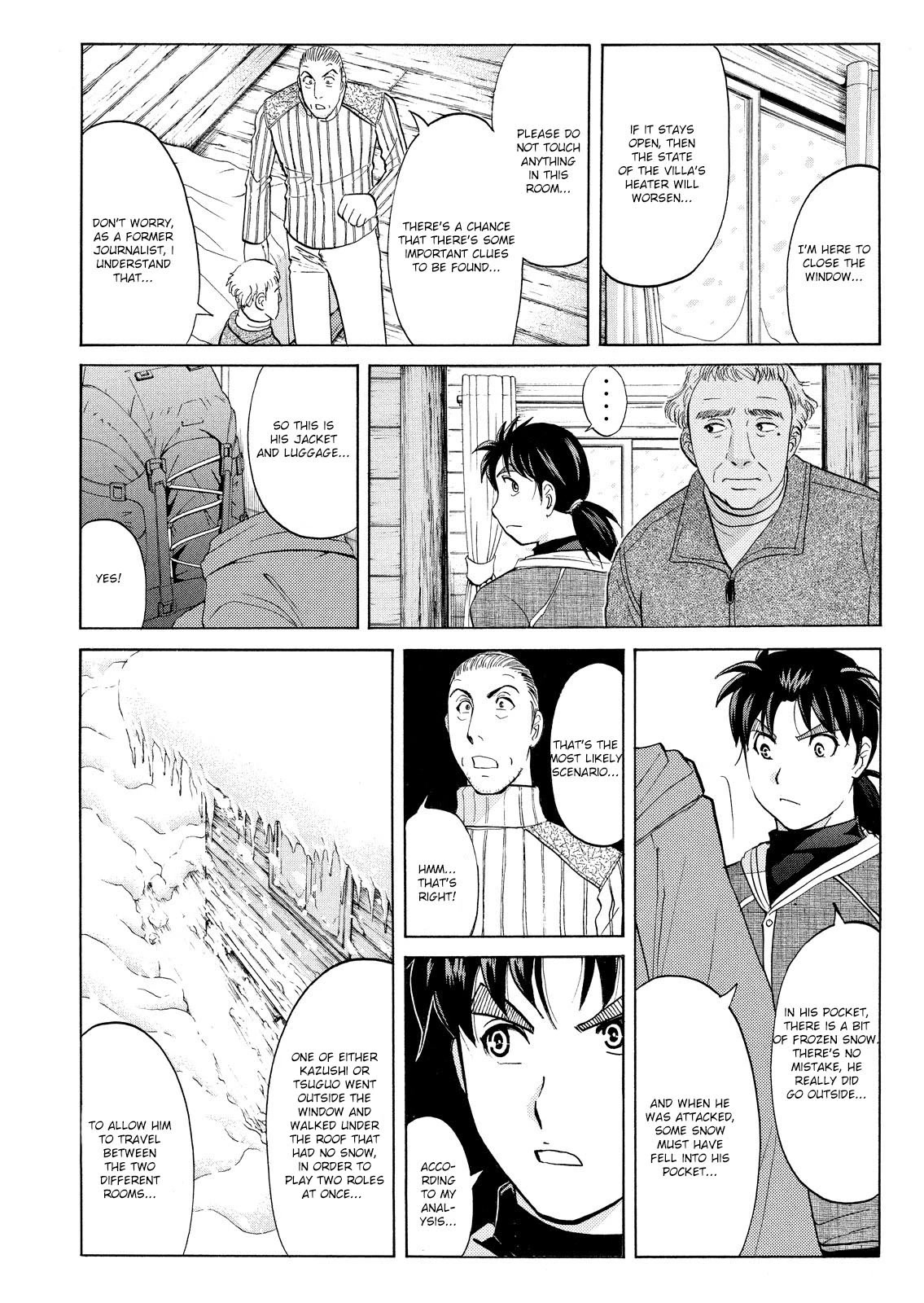 Kindaichi Shounen no Jikenbo: Vanpaia Densetsu Satsujin Jiken Chapter 45 page 11 - Chapter 45: Snow Spirit Legend Murder Case 7