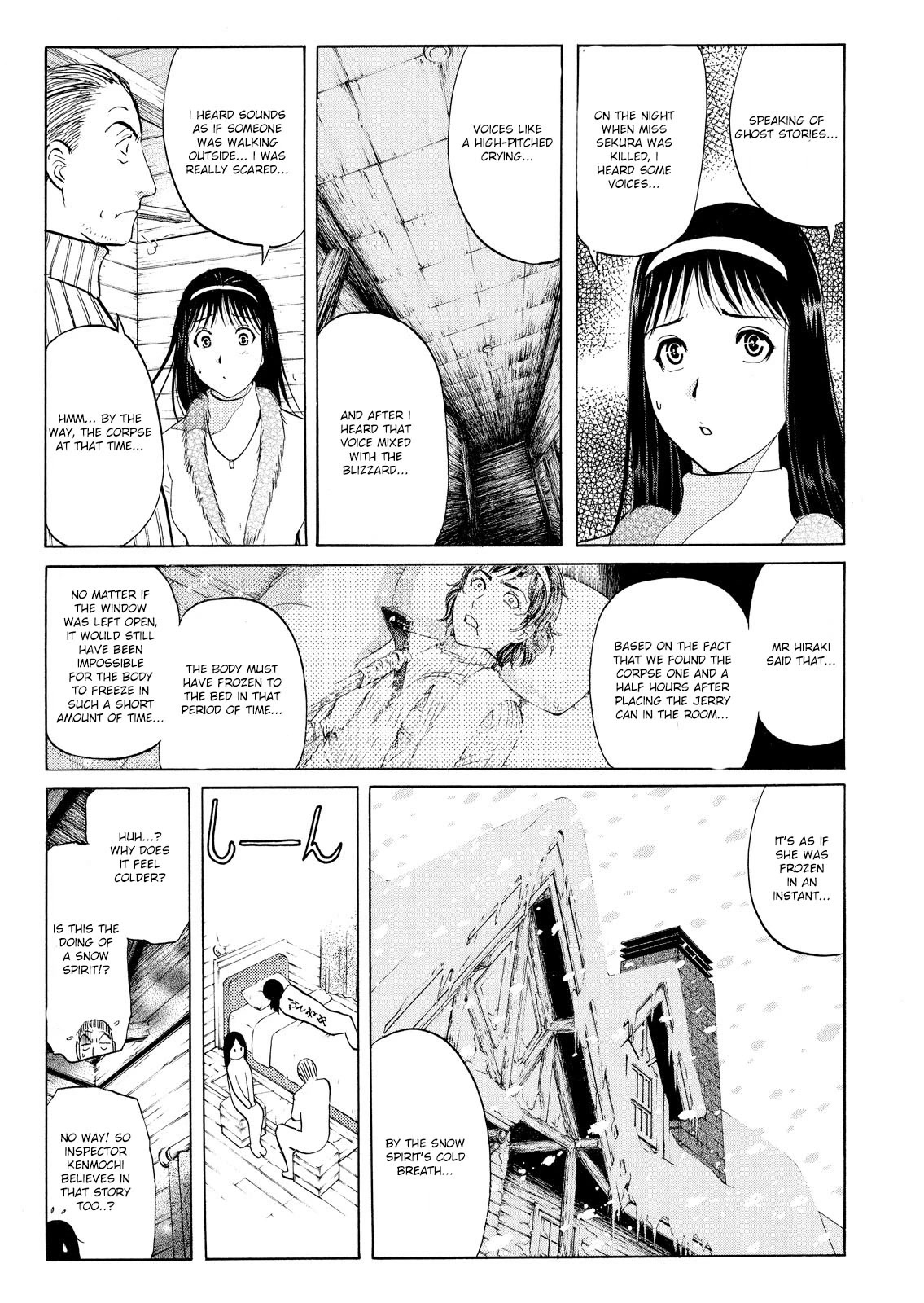 Kindaichi Shounen no Jikenbo: Vanpaia Densetsu Satsujin Jiken Chapter 45 page 8 - Chapter 45: Snow Spirit Legend Murder Case 7