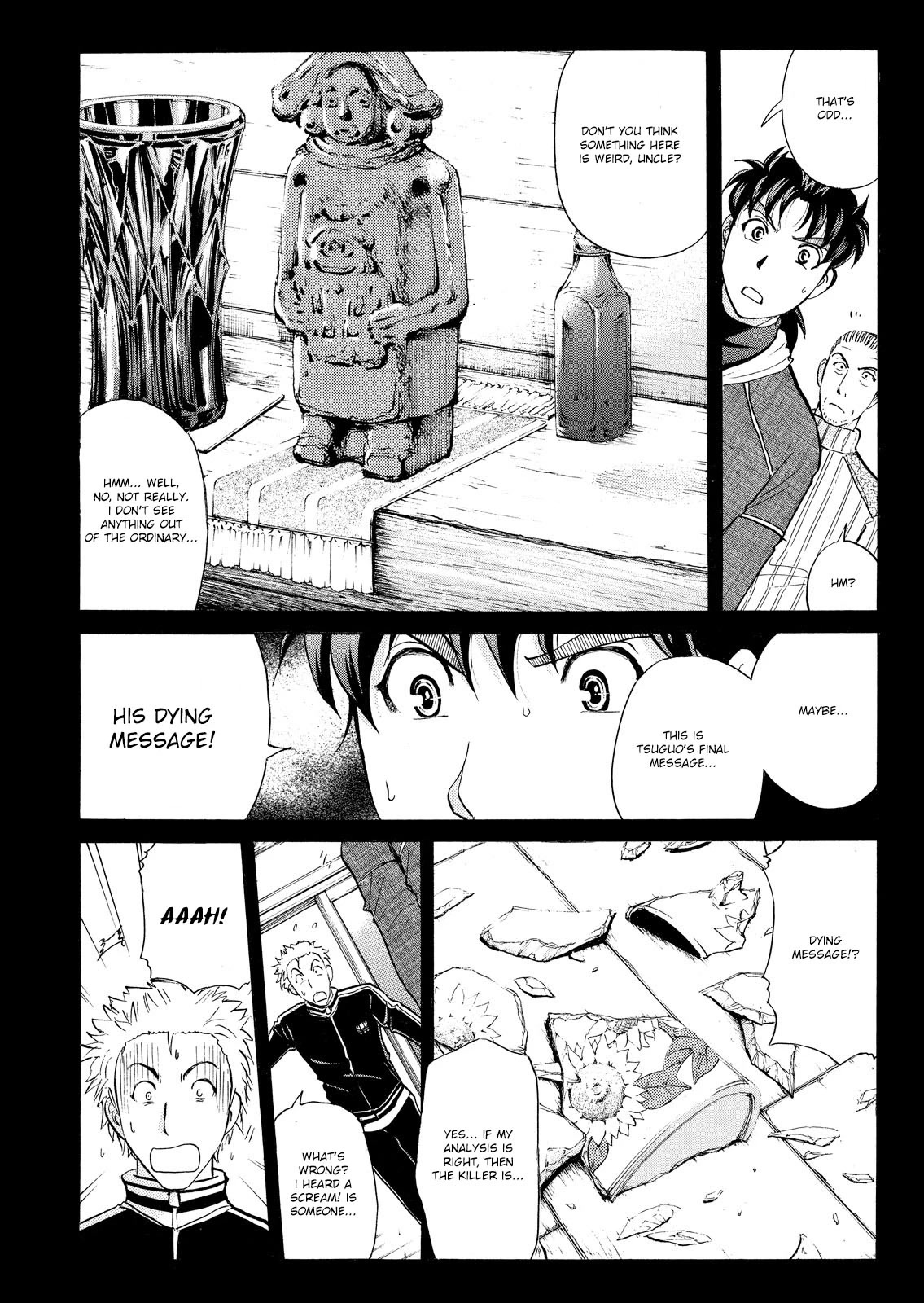 Kindaichi Shounen no Jikenbo: Vanpaia Densetsu Satsujin Jiken Chapter 46 page 13 - Chapter 46: Snow Spirit Legend Murder Case 8