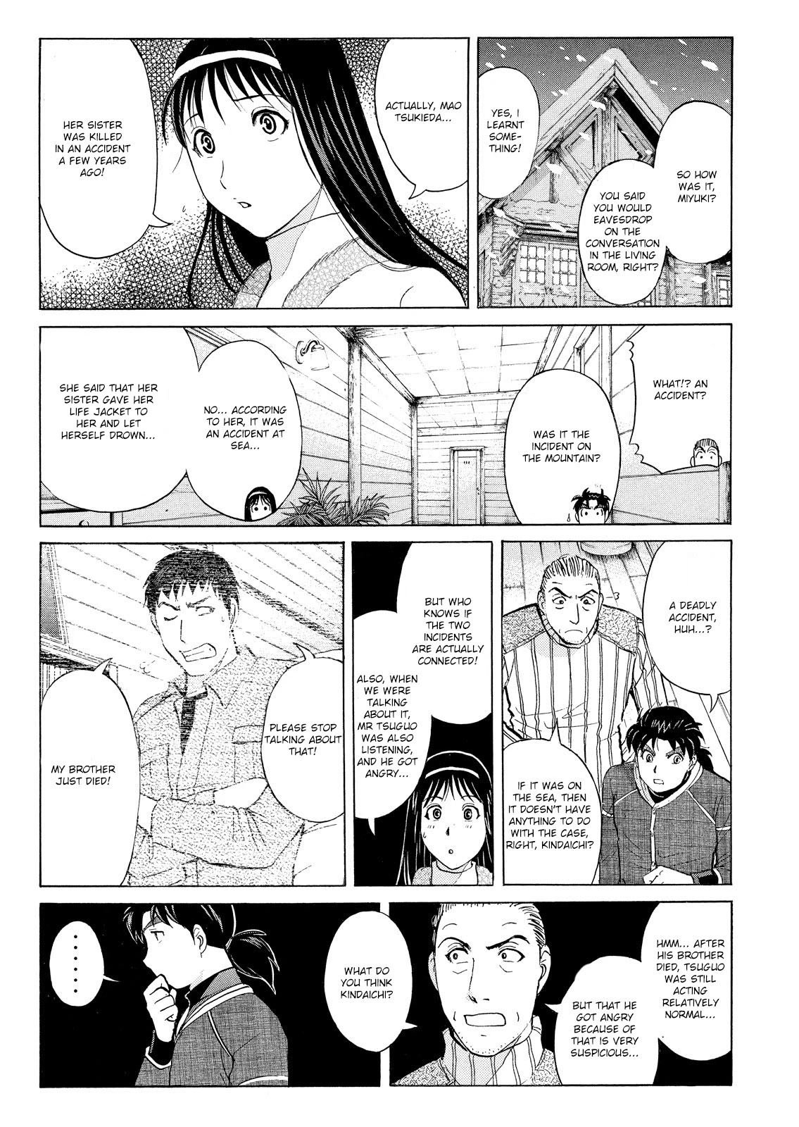 Kindaichi Shounen no Jikenbo: Vanpaia Densetsu Satsujin Jiken Chapter 46 page 6 - Chapter 46: Snow Spirit Legend Murder Case 8