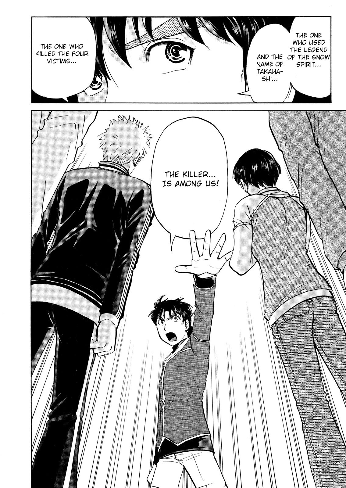 Kindaichi Shounen no Jikenbo: Vanpaia Densetsu Satsujin Jiken Chapter 47 page 23 - Chapter 47: Snow Spirit Legend Murder Case 9