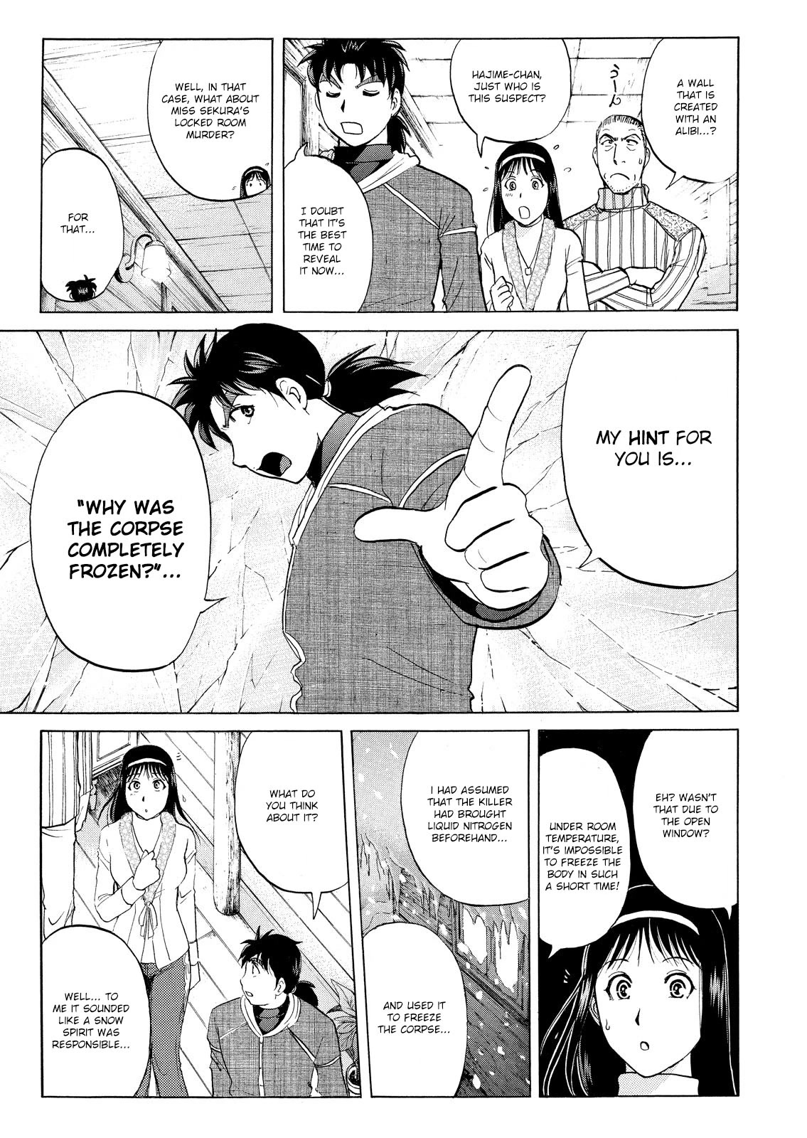 Kindaichi Shounen no Jikenbo: Vanpaia Densetsu Satsujin Jiken Chapter 47 page 4 - Chapter 47: Snow Spirit Legend Murder Case 9