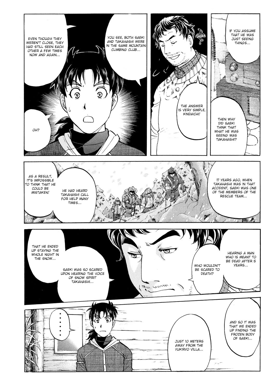 Kindaichi Shounen no Jikenbo: Vanpaia Densetsu Satsujin Jiken Chapter 47 page 7 - Chapter 47: Snow Spirit Legend Murder Case 9