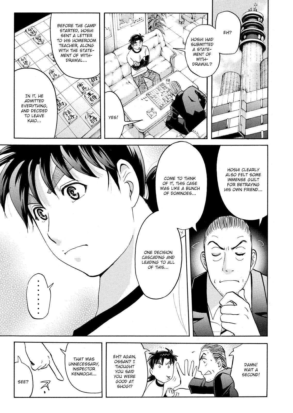Kindaichi Shounen no Jikenbo: Vanpaia Densetsu Satsujin Jiken Chapter 57 page 22 - Chapter 57: Chidamari's Room Murder Case 4