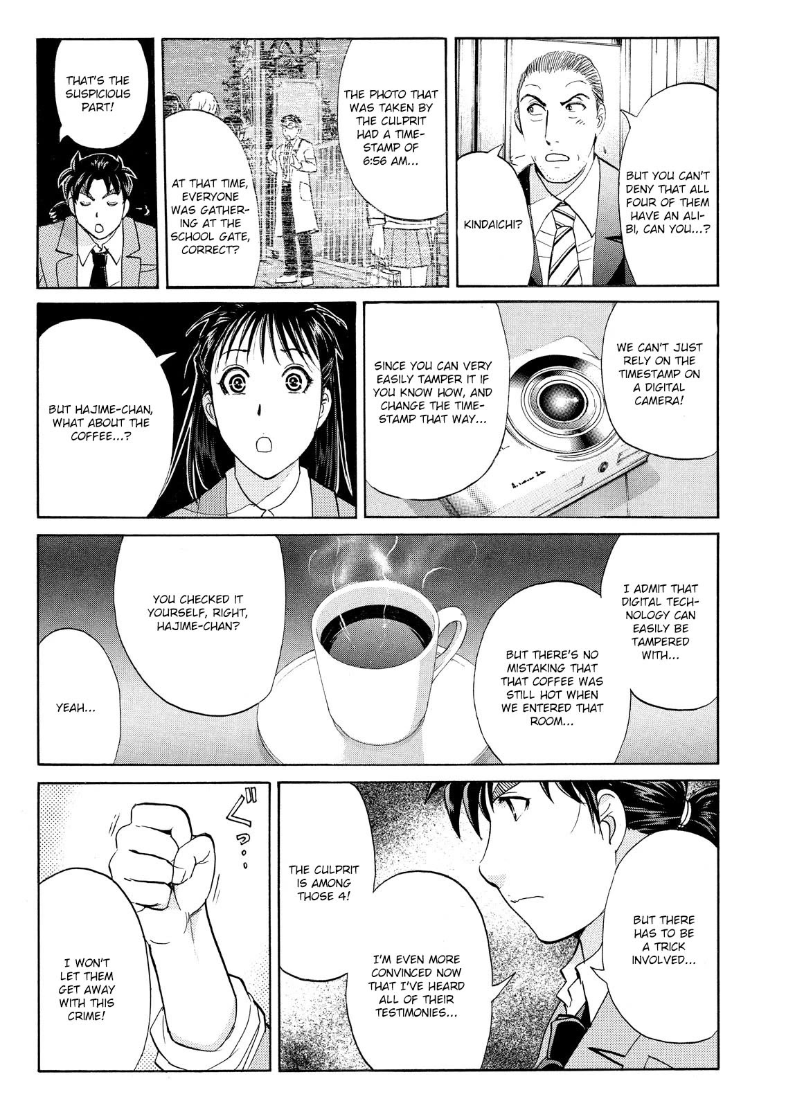Kindaichi Shounen no Jikenbo: Vanpaia Densetsu Satsujin Jiken Chapter 59 page 22 - Chapter 59: Fudo High School Festival Murder Case 2