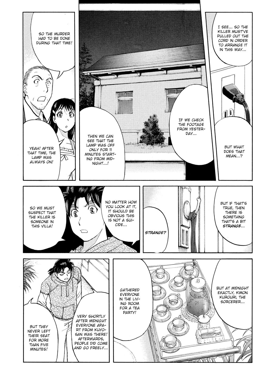 Kindaichi Shounen no Jikenbo: Vanpaia Densetsu Satsujin Jiken Chapter 64 page 15 - Chapter 64: Black Magic Murder Case 3