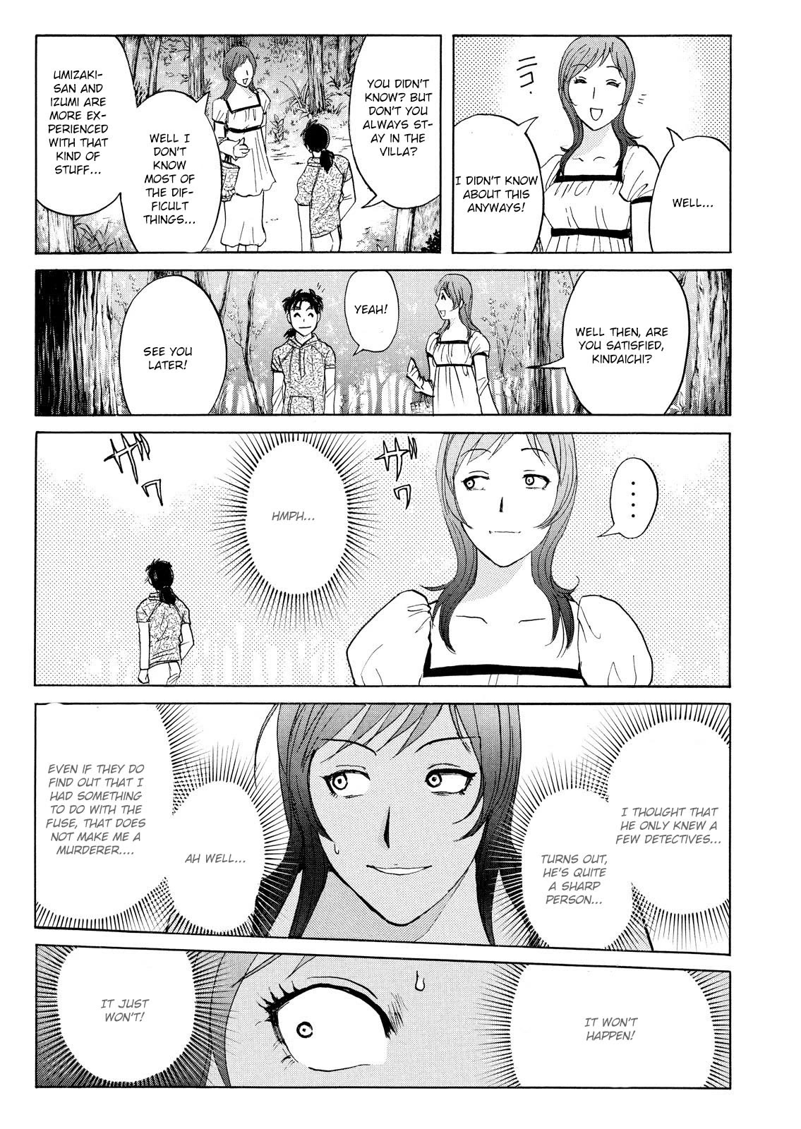 Kindaichi Shounen no Jikenbo: Vanpaia Densetsu Satsujin Jiken Chapter 65 page 10 - Chapter 65: Black Magic Murder Case 4