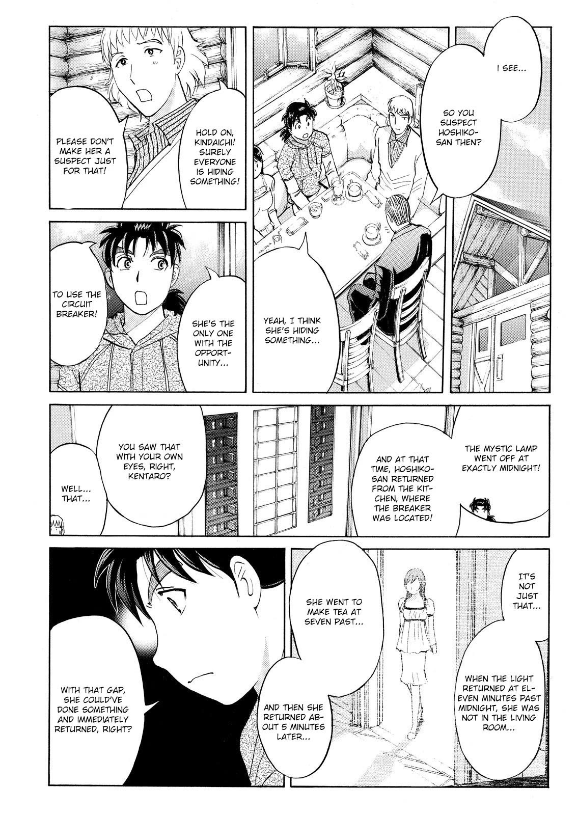Kindaichi Shounen no Jikenbo: Vanpaia Densetsu Satsujin Jiken Chapter 65 page 11 - Chapter 65: Black Magic Murder Case 4