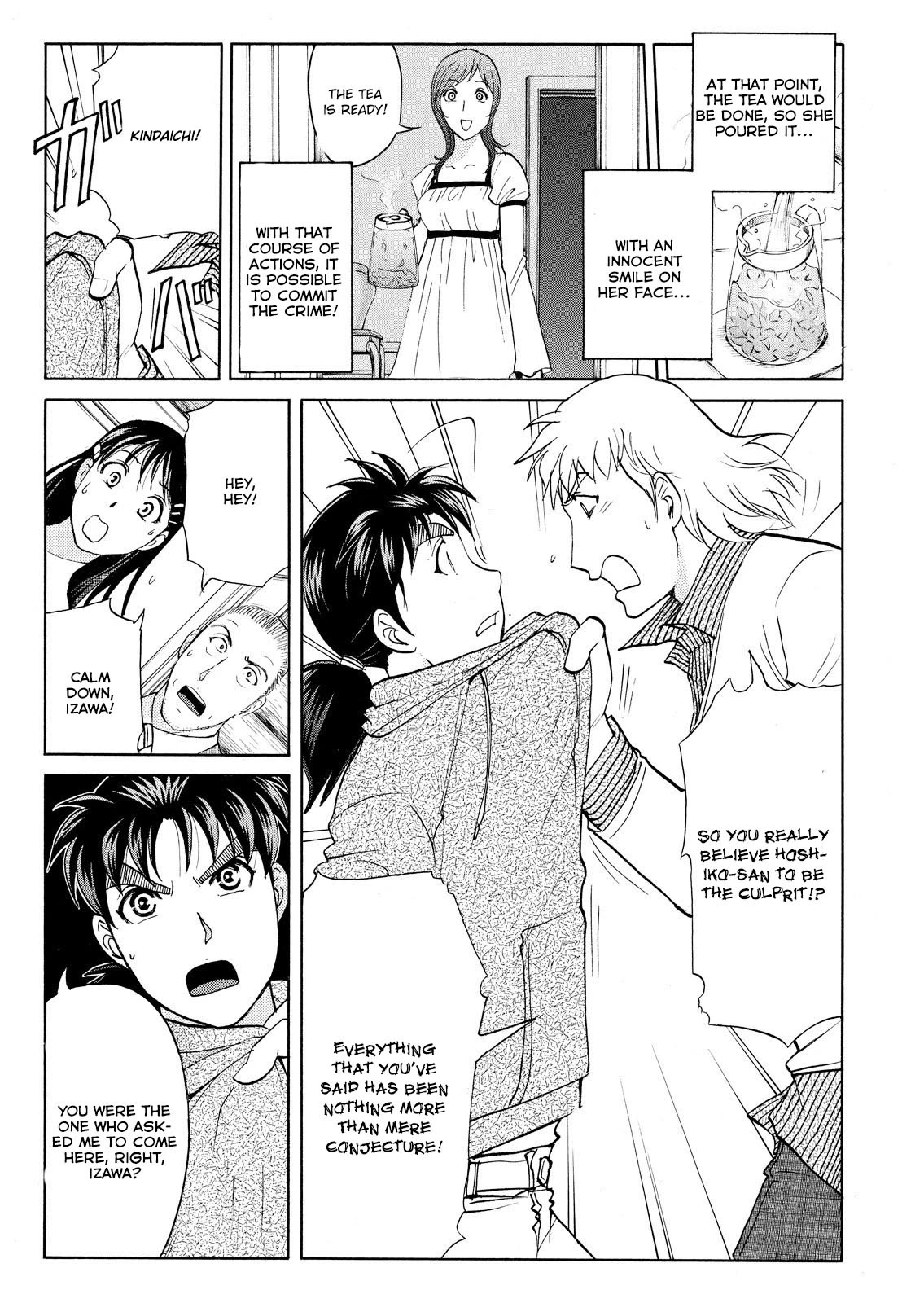 Kindaichi Shounen no Jikenbo: Vanpaia Densetsu Satsujin Jiken Chapter 65 page 14 - Chapter 65: Black Magic Murder Case 4