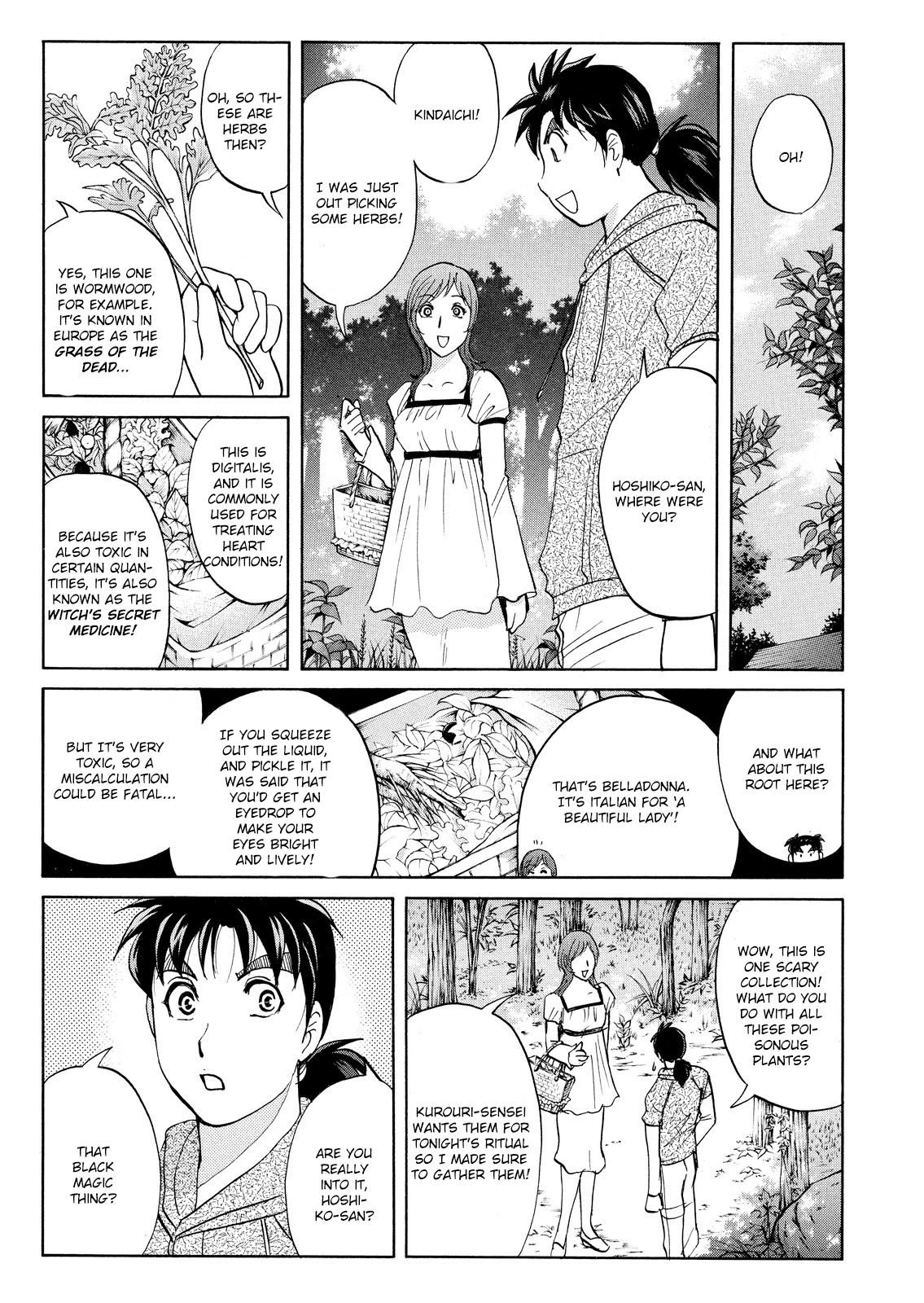 Kindaichi Shounen no Jikenbo: Vanpaia Densetsu Satsujin Jiken Chapter 65 page 4 - Chapter 65: Black Magic Murder Case 4